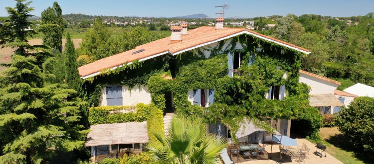 la propriété des Coquilloux à Montpellier